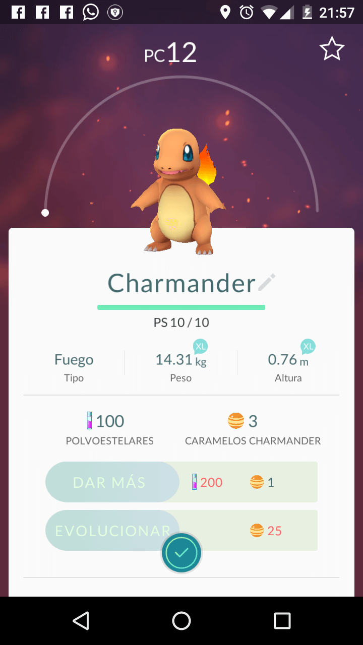 Charmander Pokémon GO